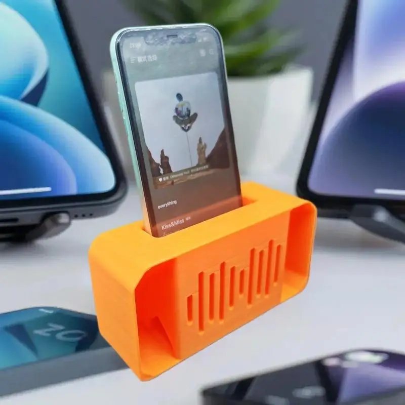 3D Sound Amplifier Phone Stand Universal Mini Megaphone Cell Desktop Portable Plastic Phone Holder Phone Accessory