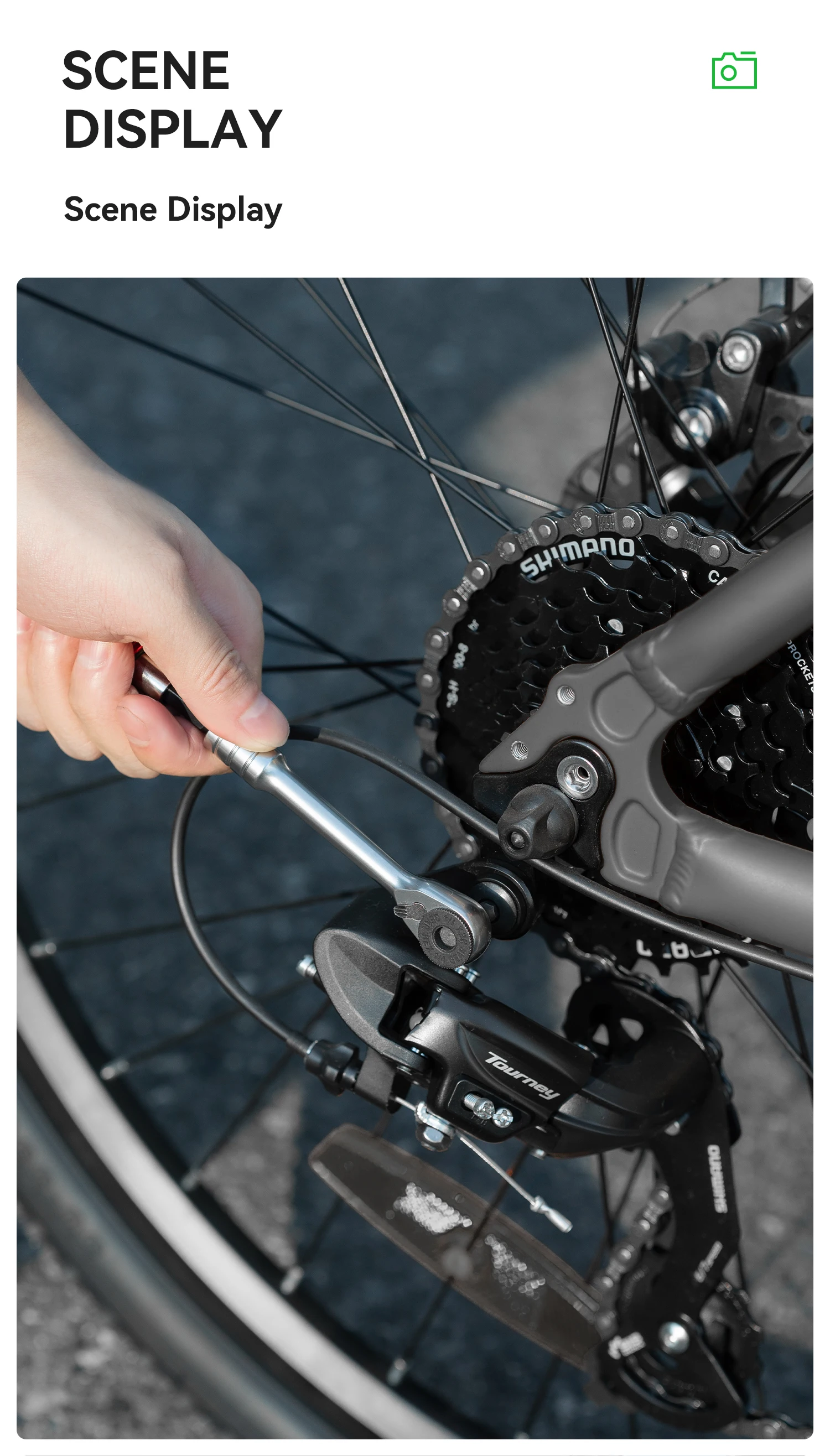 ROCKBROS Fahrrad-Klappwerkzeug Tragbarer Zweiwege-Magnetischer Ratschenschlüssel Schnellverbindungsstange Multifunktionales Fahrrad-Reparaturset – Detail 14
