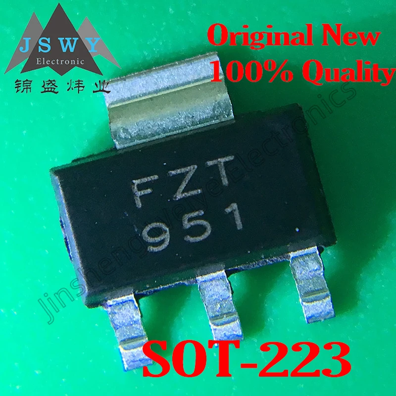 

(10/50 pieces) FZT951 SOT-223-3/PNP general purpose transistor/electronic original/new original stock/fast delivery