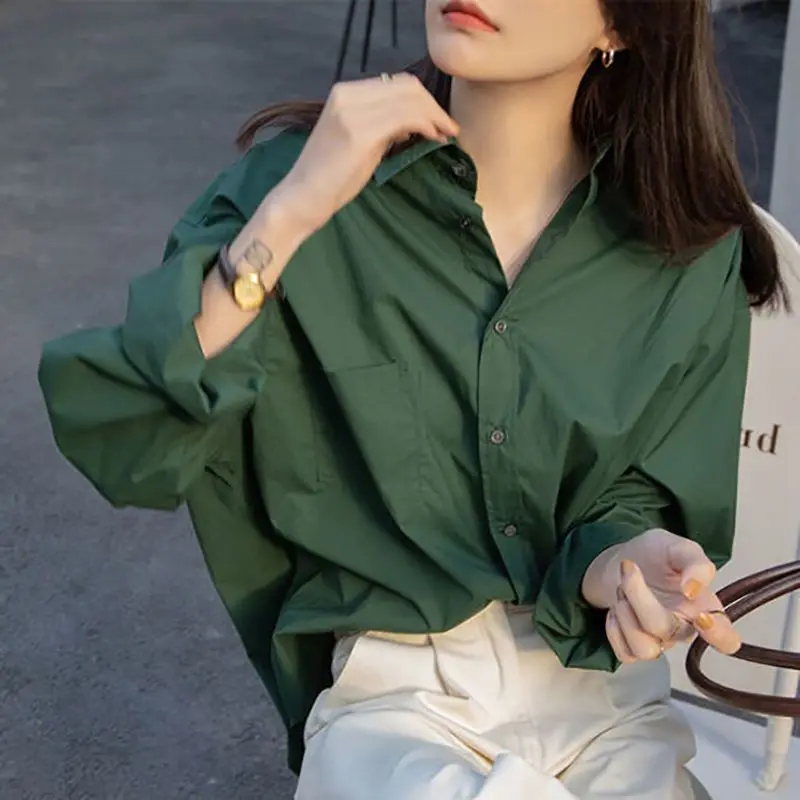 Spring and Autumn Woman\'s Clothes Solid Color HongKong Retro Style French Romantic Fashion Lazy Niche Elegant Simplicity Leisure