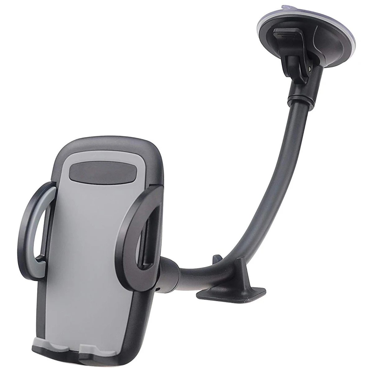 Long Arm Suction Car Holder + Adjustable Arm Cradle Mount Compatible with Iphone X/Xs/Xs Max/Xr/8/8+/Lg G6/G7/V35 Thinq/ Samsung