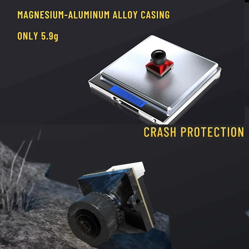 Caddx Ratel 2 V2 FPV Camera Ratel2 2.1mm Lens 16:9/4:3 NTSC/PAL Switchable Micro FPV Camera Quadcopter Drone