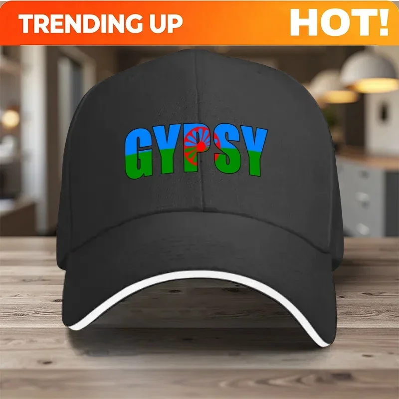 Custom Hats GYPSY Women's/Men's 1 Adjustable Sandwich Baseball Cap, Lightweight Printed Craft Sun Hat, Ideal Gift For Parties