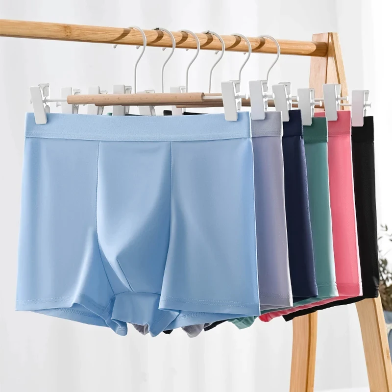 3PCS Big Size Underwear Men Boxer Breathable Soft Men's Boxer Briefs Sporty Boxers Men's Square Panties Shorts Sexy Unerderwear