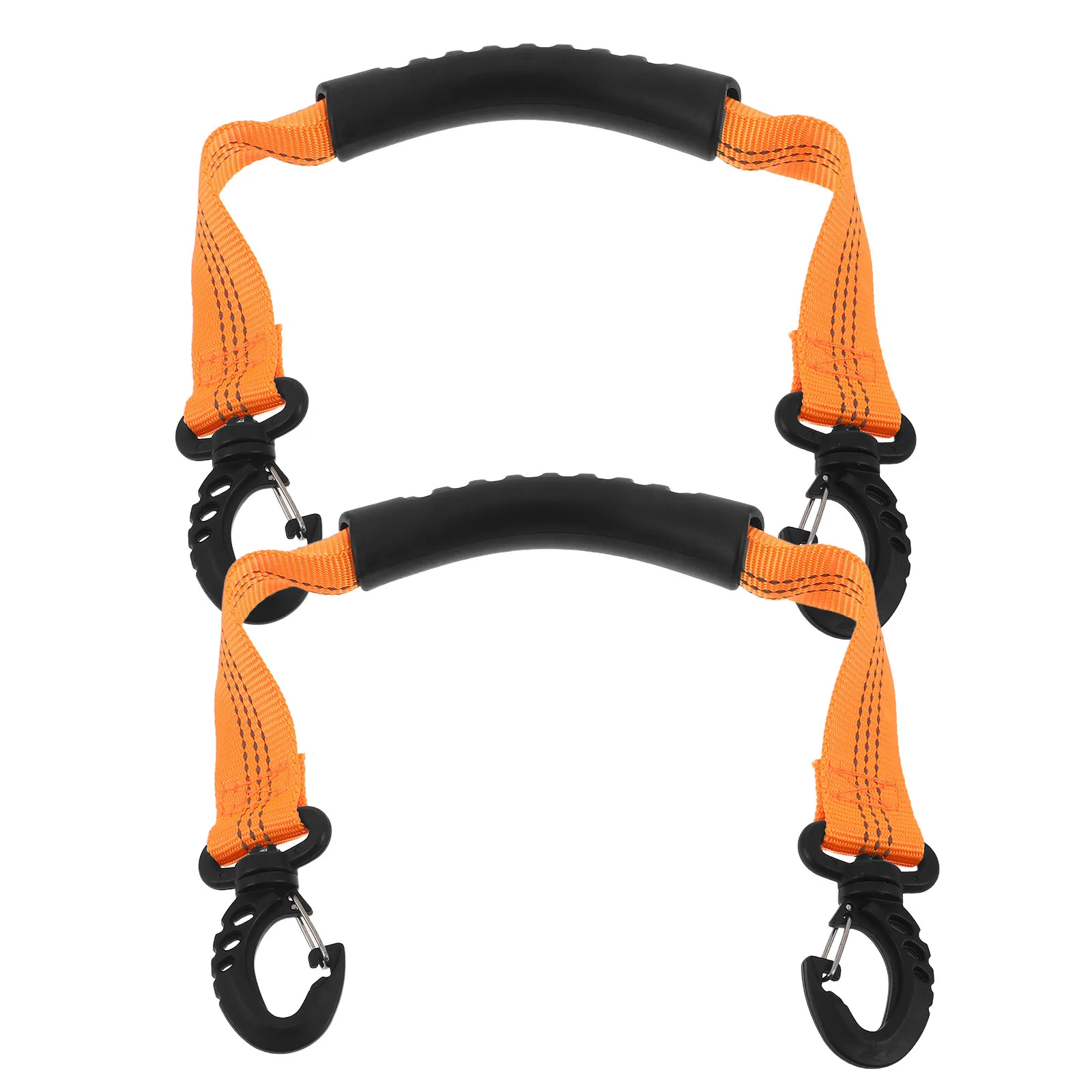 

2Pcs Ski Boot Carrier Straps Adjustable Reflective Shoulder Sling Buckle Snowboard Ice Skate Carrying Handle for Outdoor Winter