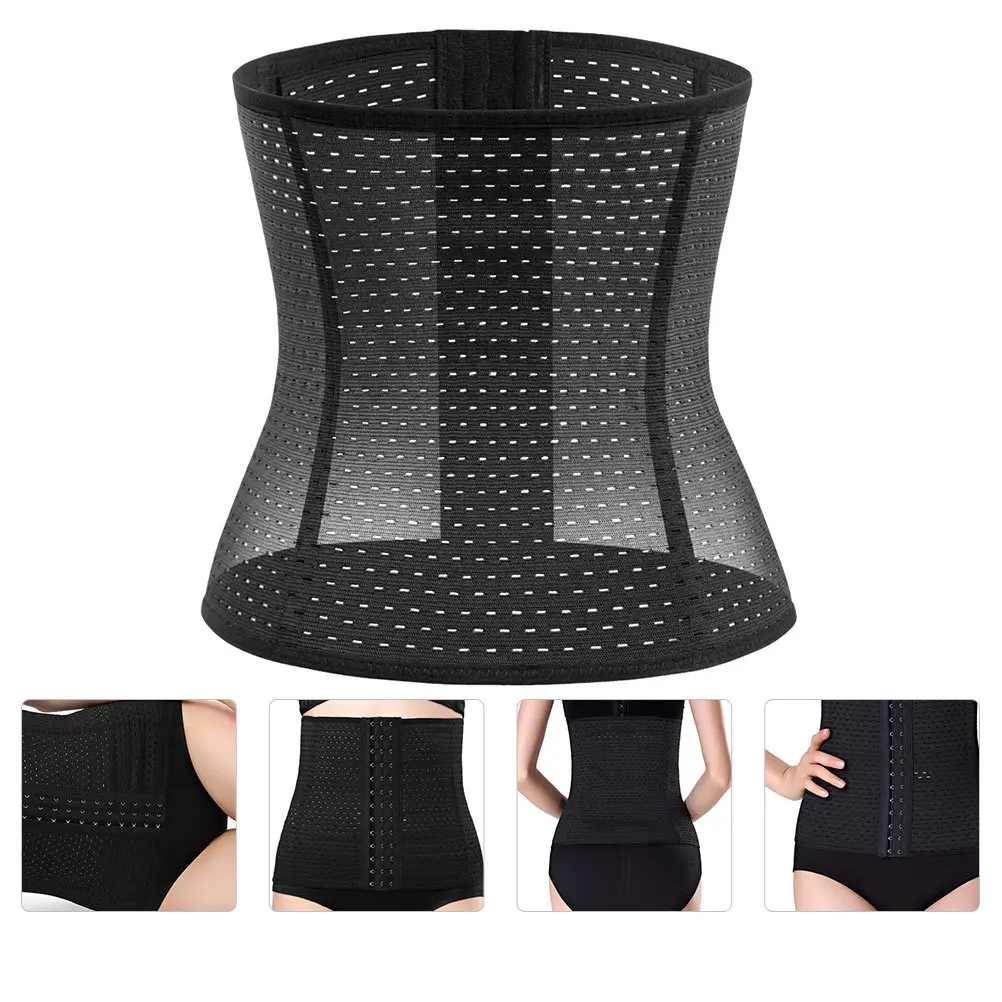 

Waist Wrap Supportive Fitness Waistband Core Toning Back Support Durable Posture Correction Belt For Gym Home Work