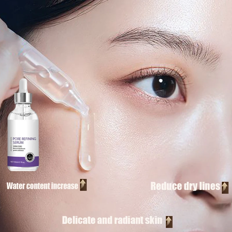 

Long-Lasting Moisturizing Pore Minimizing Serum Reduces Pores Controls Oil Refines Skin Care for Smooth Glowing Skin Pore Shrink