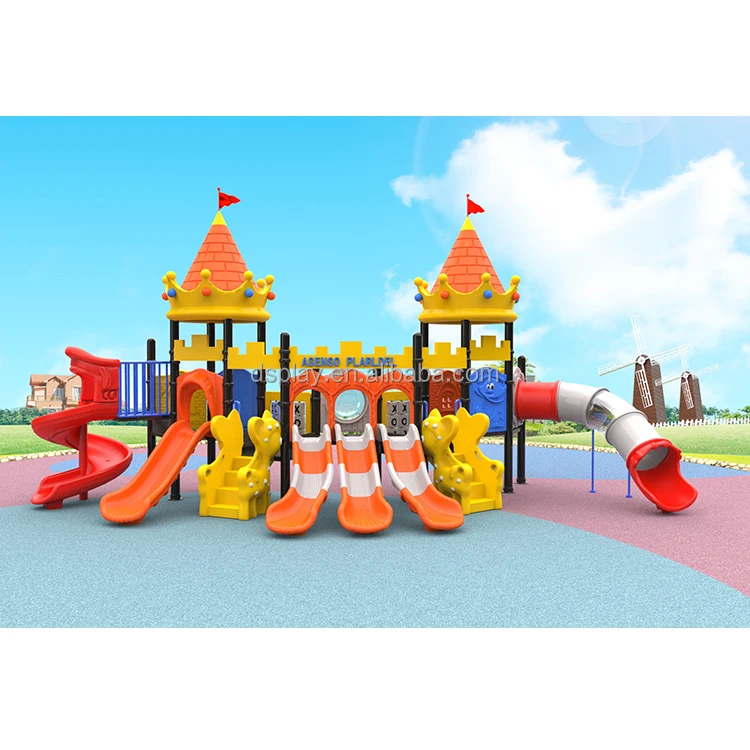 Commercial Outdoor Playground Equipment For Kids Colorful Slides And Climbing Structures With Innovative Design