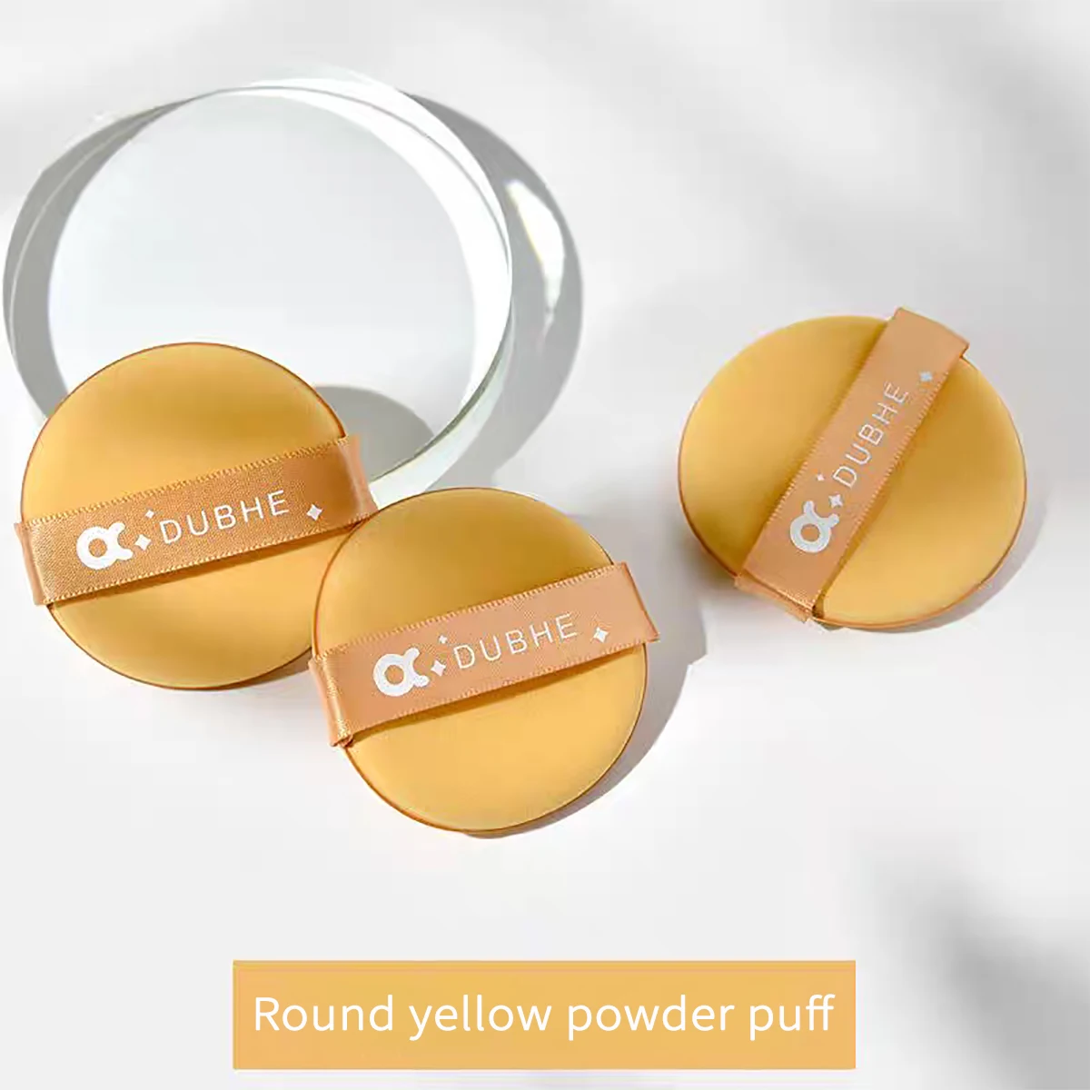

10pcs Makeup Puff Set Suitable Dry Use For Foundation Powder Puffs Not Eat Powder Makeup Puff Makeup Tools Accessorie Yellow