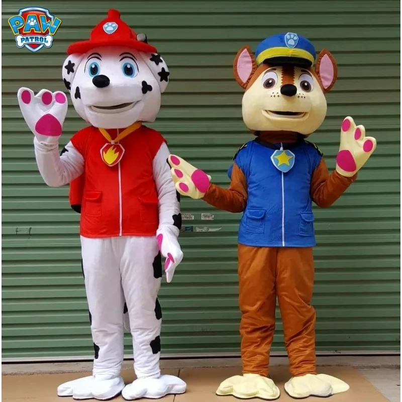 New Paw Patrol Cosplay Cartoon Costume Mascot Set Adult Clothing Commercial Advertising Activity Halloween Costumes Gift