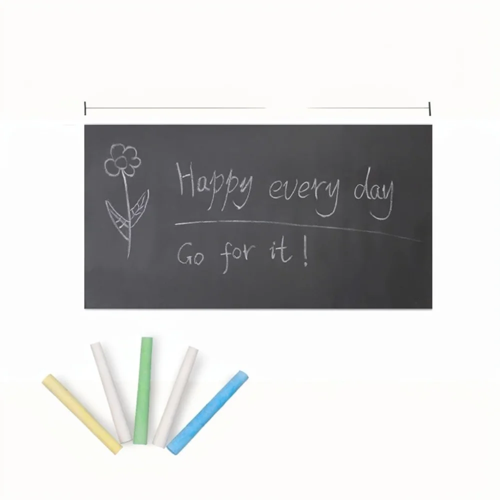 Removable Blackboard Wall Decal Self Adhesive Chalk Board For Kitchen Home Office Memo School Learning Writing Pad