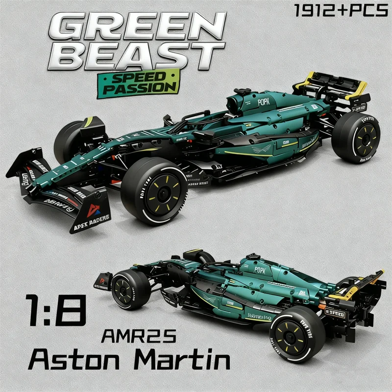 

Classic Performance 1912Pcs Super Sports Car Building Blocks Set DIY MOC Vehicle Model Collector Toy for Kids Adults Party Decor