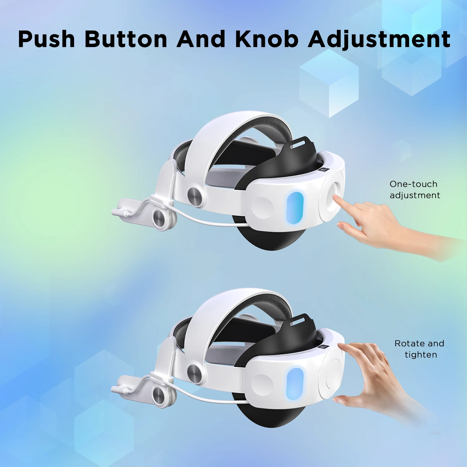 Bandeau Elite Confortable Pour Meta Quest 3S - Sangle Réglable Légère Pour Casque VR, Réduit La Pression