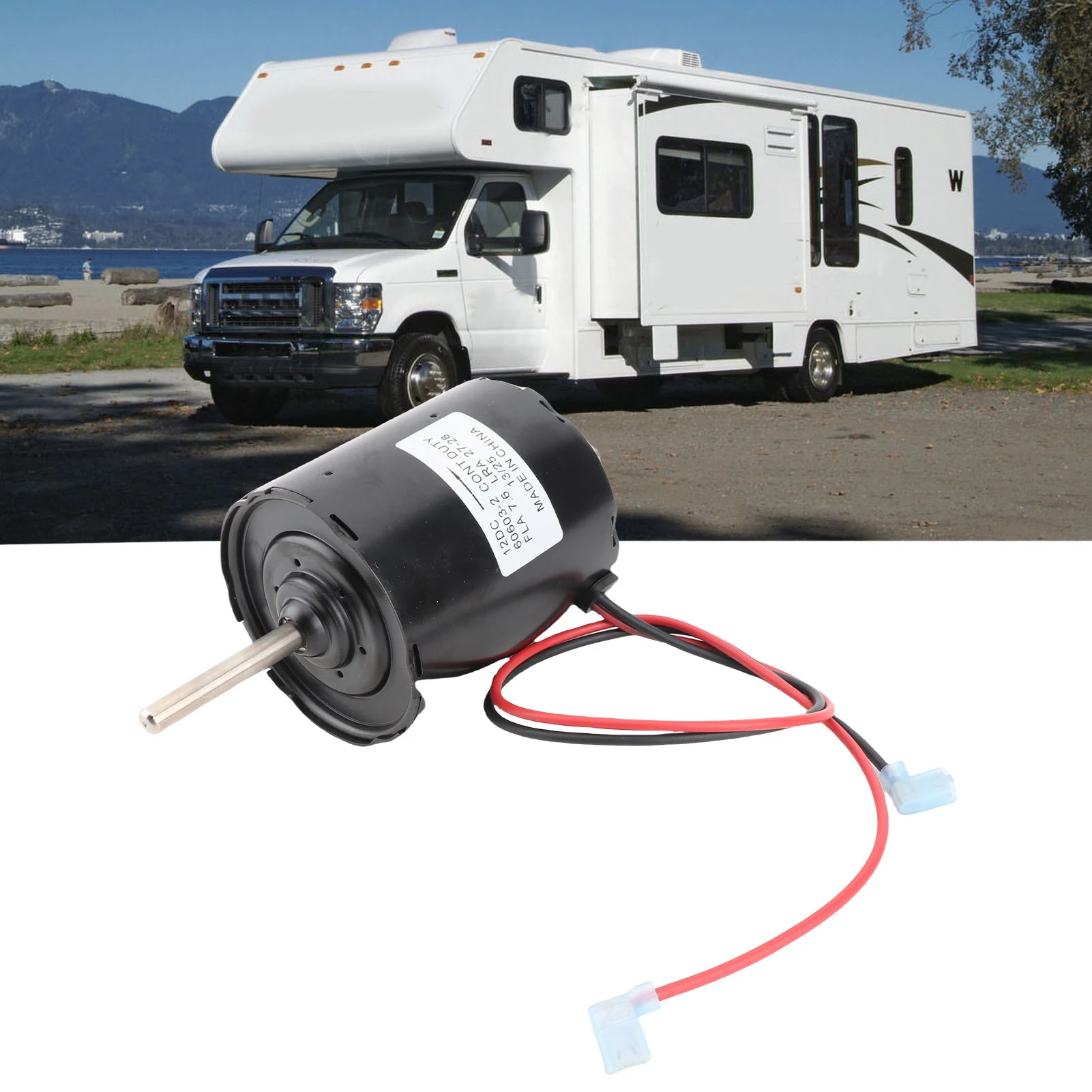 

37697 RV Heater Blower Motor 37697 12VDC Stable Performance Replacement for Atwood Hydro Flame RV Furnace Heater RV Blower Motor