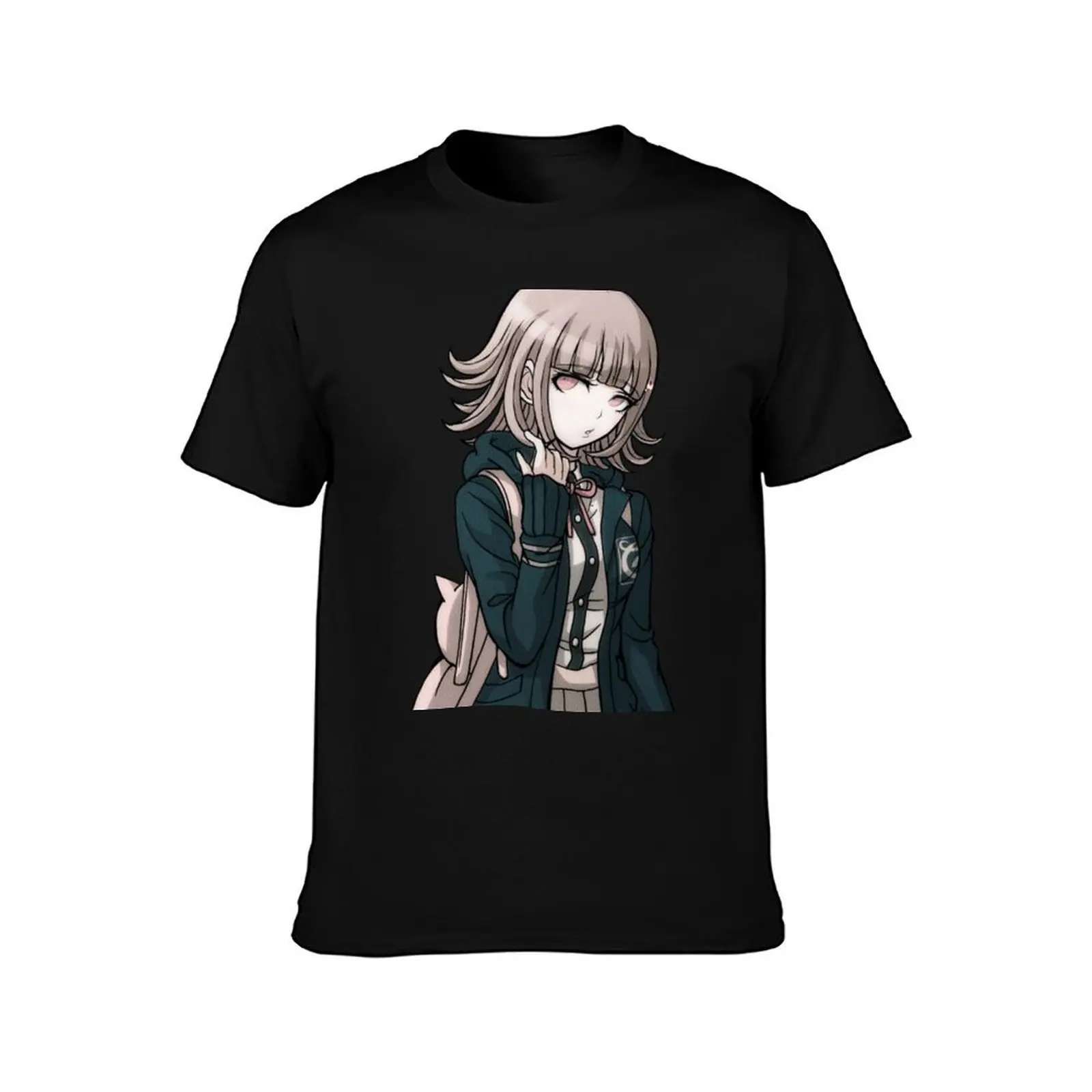 Chiaki Nanami Cute T-Shirt Summer Casual Cotton Tee Oversized Streetwear Tops Vintage Graphic Print Loose Fit Short Sleeve