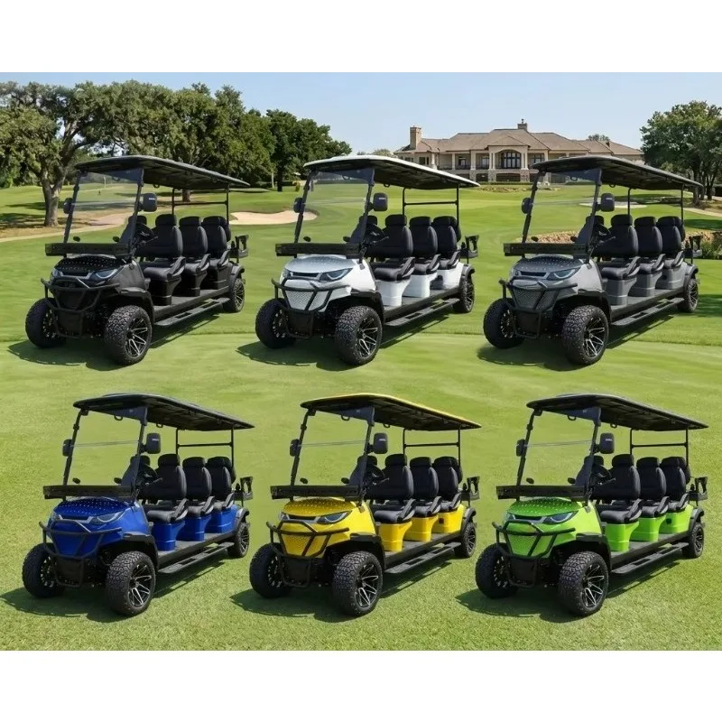 Customizable  6 Seat Electric Golf Cart 6 Seater Golf Cart 6 Person Golf Cart