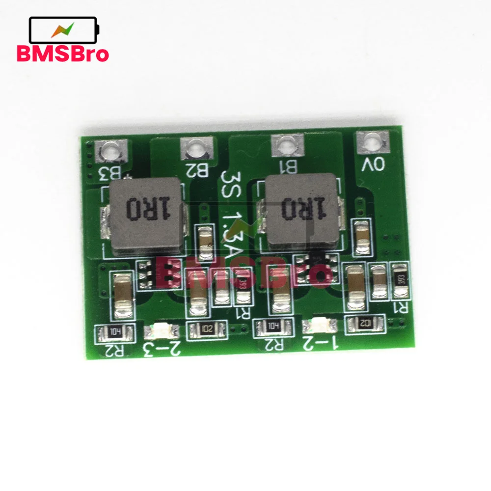 2S 3S 4S active balance board Energy transfer board Lithium battery 1.3A current Li-ion Lipo Lifepo4 BMS 3.2V 3.7V 2 3 4 cell