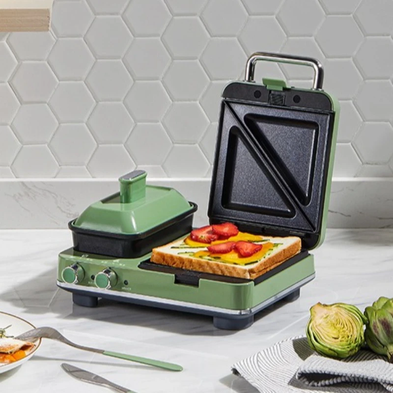 Multi functional breakfast machine, sandwich lighter, small household waffle maker, toaster