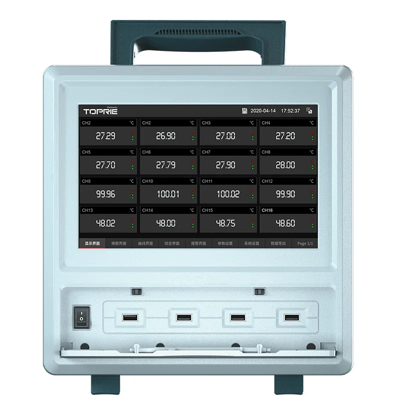 2025China Suppliers RS485/RS232 Industrial Digital Paperless Data Logger Recorder 64CH Data Acquisition System Online Recorder
