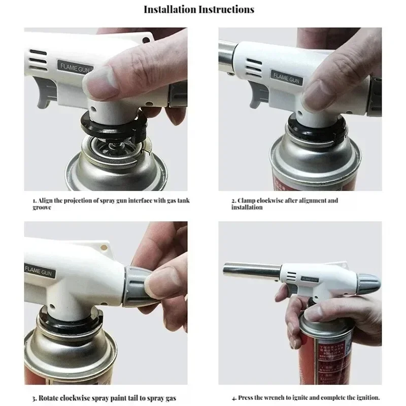 لهب بندقية الشعلة الطبخ Autolgnition غاز البيوتان لحام الموقد لحام موقد غاز لهب الغاز الشعلة ضربة للشواء التخييم Cookin