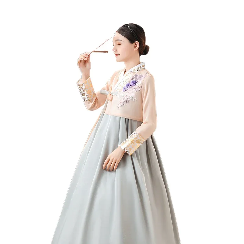 

Clothing Asian National Dance Dress Korean Traditional Party Fairy Hanbok Dress Lady Palace Wedding Hanbok Clothes for Stage
