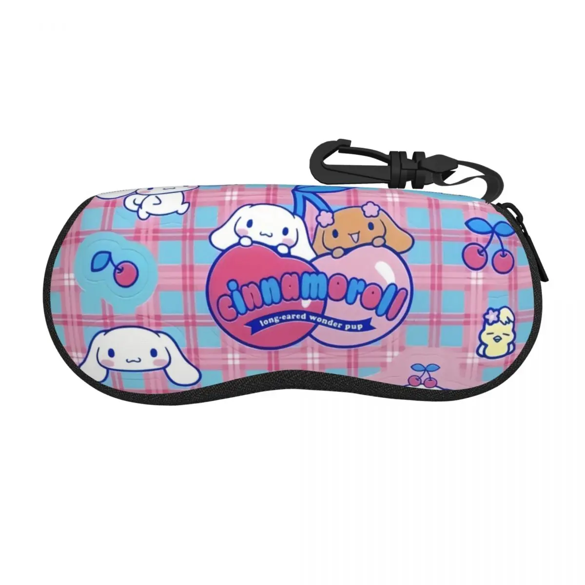 

Custom Cinnamoroll Sanrio Cartoon Shell Eyeglasses Protector Cases Fashion Sunglass Case Yugui Dog Xina Cinnamon Dog Glasses Bag