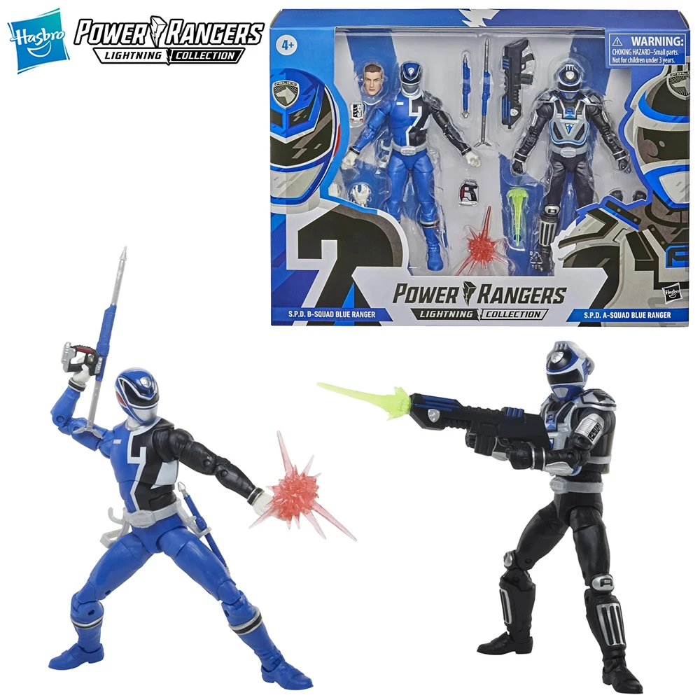 

[In-Stock] Hasbro Power Rangers Lightning Collection S.P.D. B-Squad Blue Ranger S.P.D. A-Squad Blue Ranger Figure Model Toys