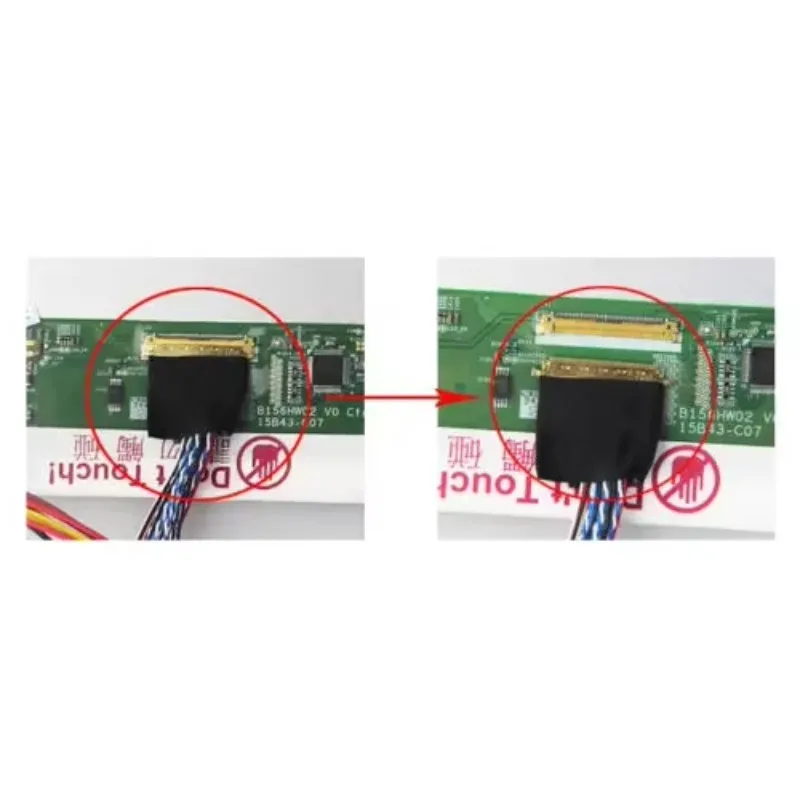 عدة ل N156B6-L0B N156B6-L06/L0A N156B6 L 15.6 "1366 × 768 شاشة LCD LED USB عن بعد AV VGA HDMI لوحة تحكم التلفزيون