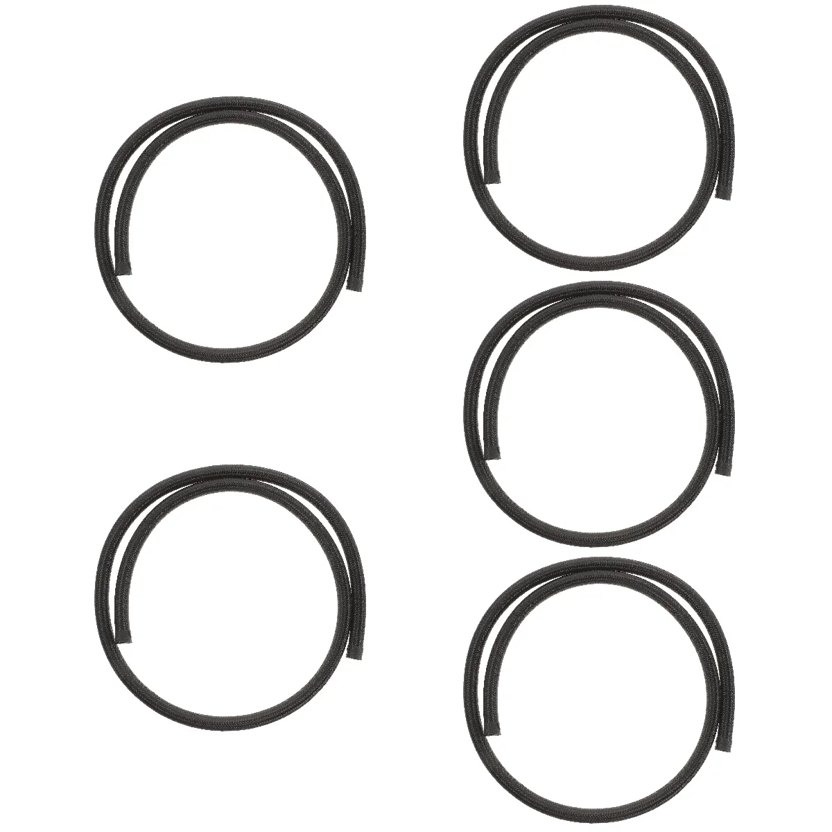 

5 штук, соединители для шлангов автомобилей, нейлоновые, из нержавеющей стали, усиленные, резиновые, 3/8, линии охлаждения топливной линии