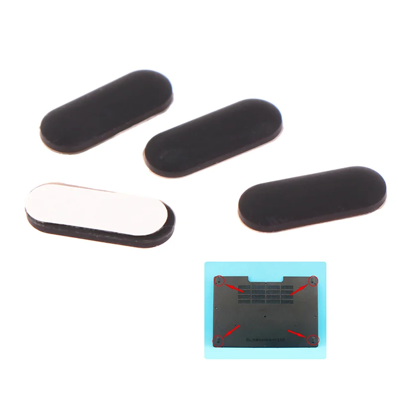 4PCS Laptop Rubber Feet for Dell Bottom Shell Pad Library Desk Anti Slip Base Stable Support Stand