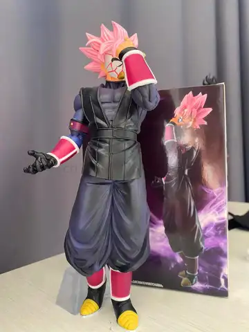 Super Dragon Ball Heroes Figur Zamasu Black Goku 25cm PVC Actionfigurer GK Staty Samling Modellleksaker för Barn Presenter 10 best sales Goku Black - №10