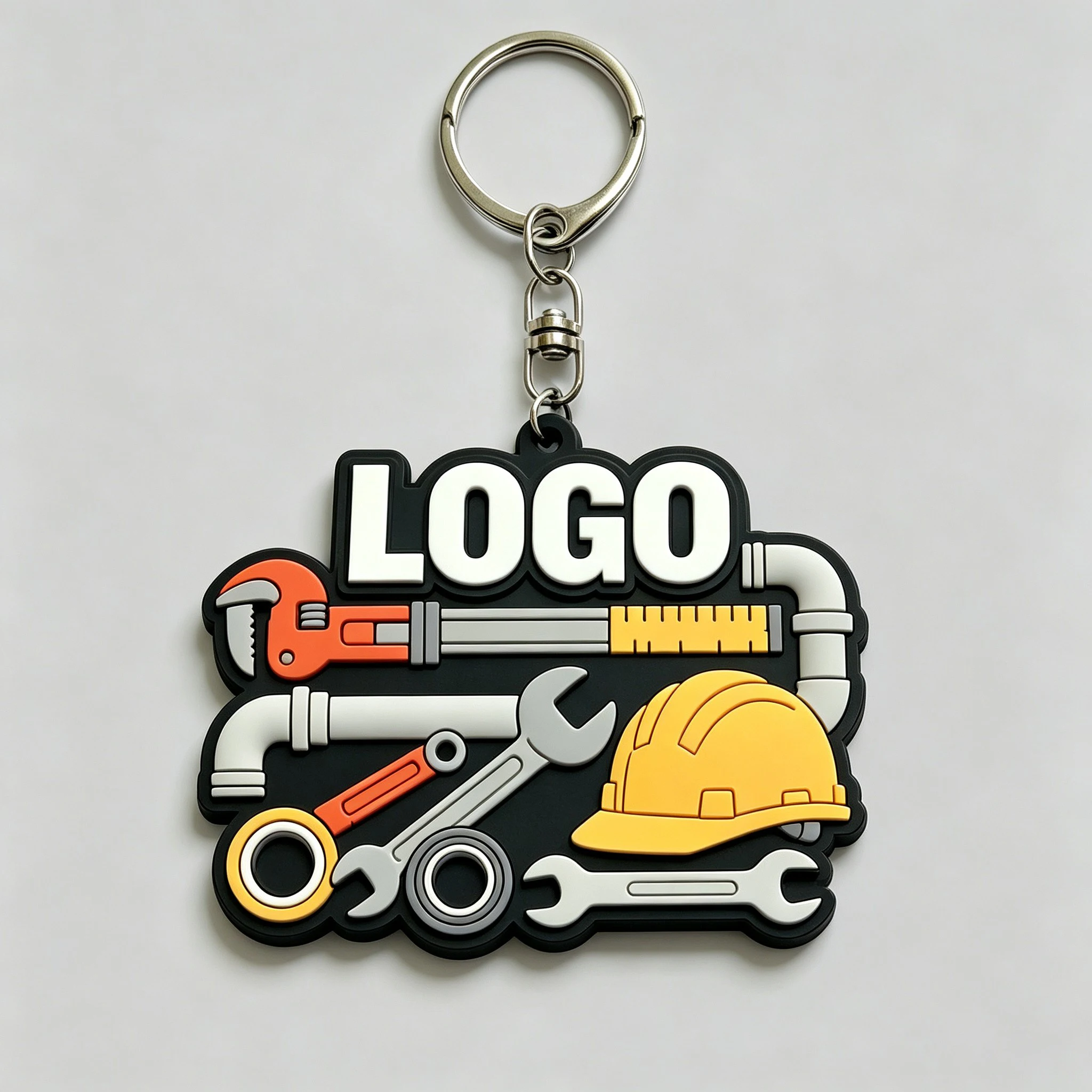Customized Soft Pvc Rubber Key Ring Key Chain Keychain,Rubber Silicone Pvc Key Chain For Promotional