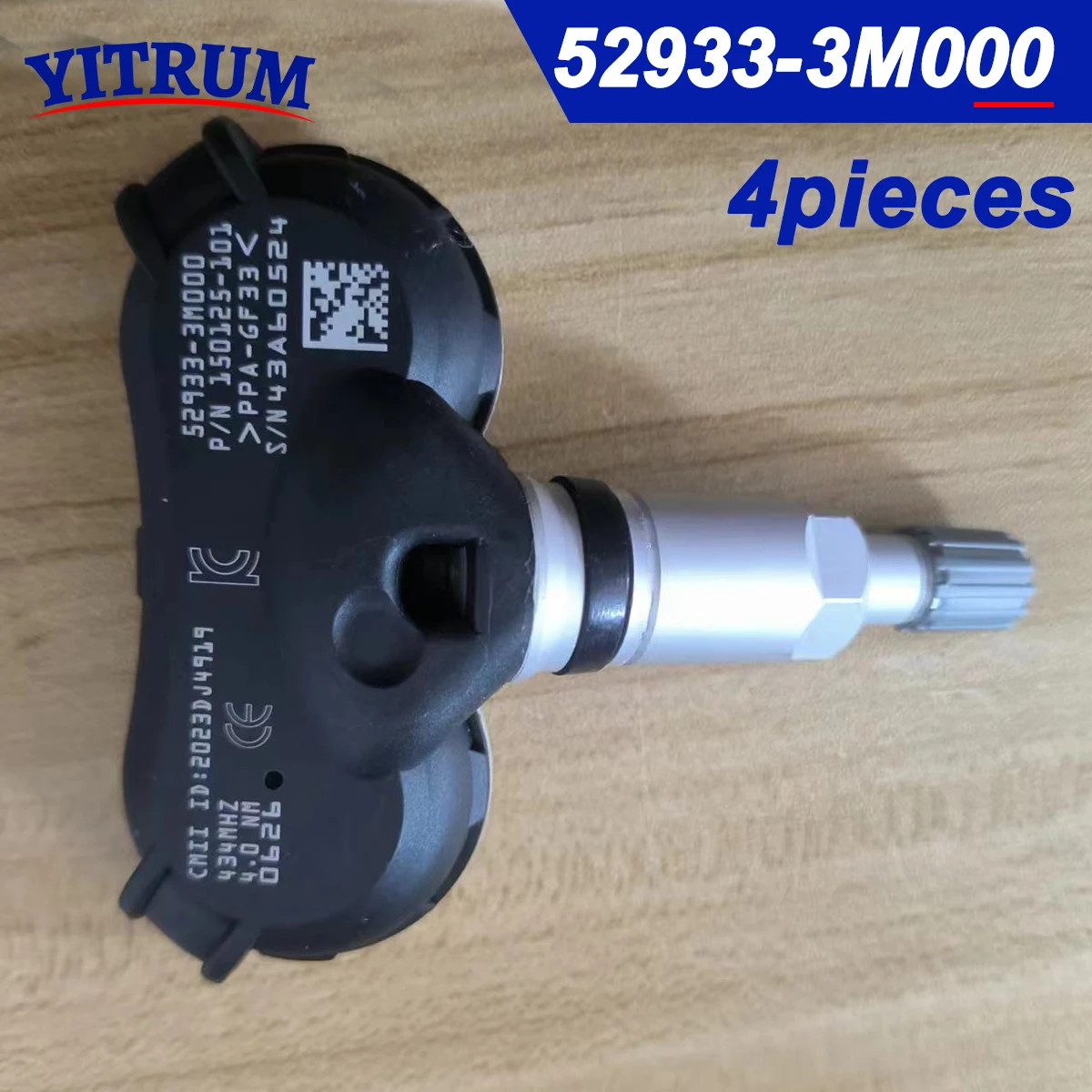 

TPMS Tire Pressure Sensor For Hyundai ix35 Tucson Genesis Equus Kia Mohave Sportage 433MHz 52933-3M000 529333M000