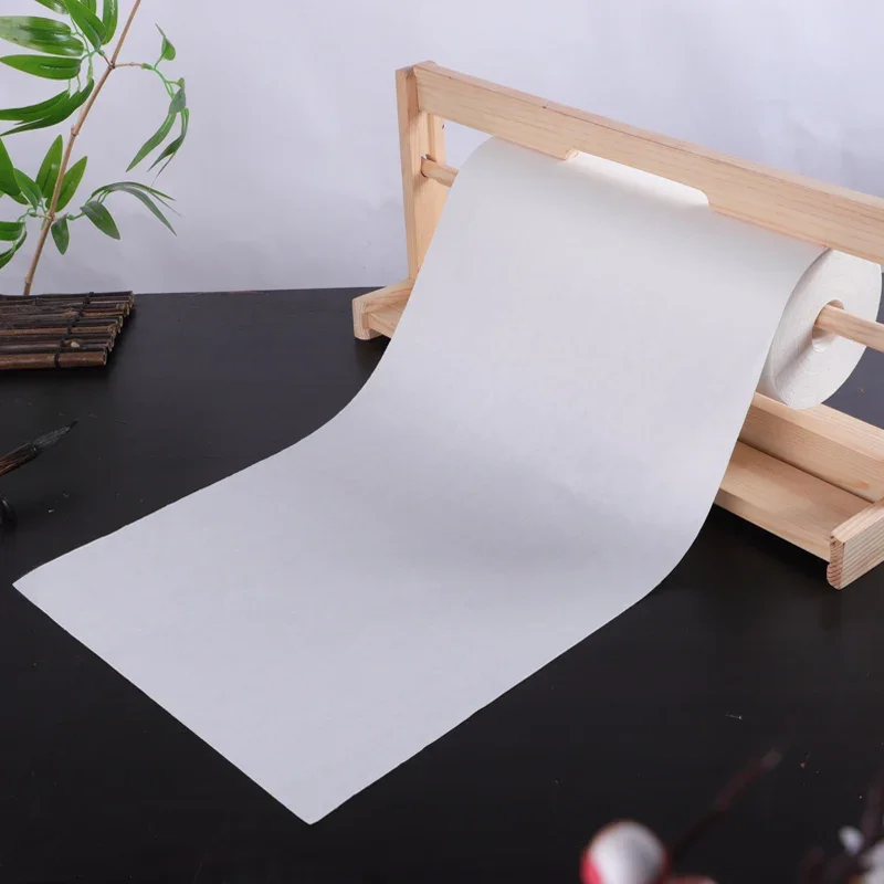 20m 50m Long Scroll White Xuan Paper Thickened Antique Color Brush Calligraphy Special Paper Landscape Painting Rice Paper