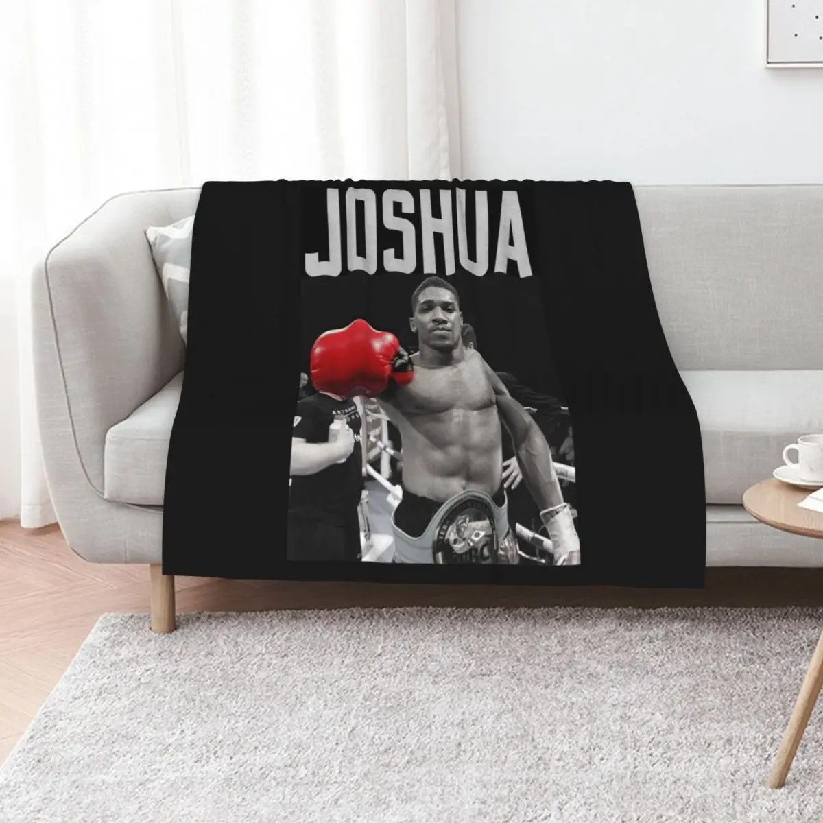 

Anthony Joshua Classic T-Shirt.png Throw Blanket Weighted Furry Nap Soft Big Blankets
