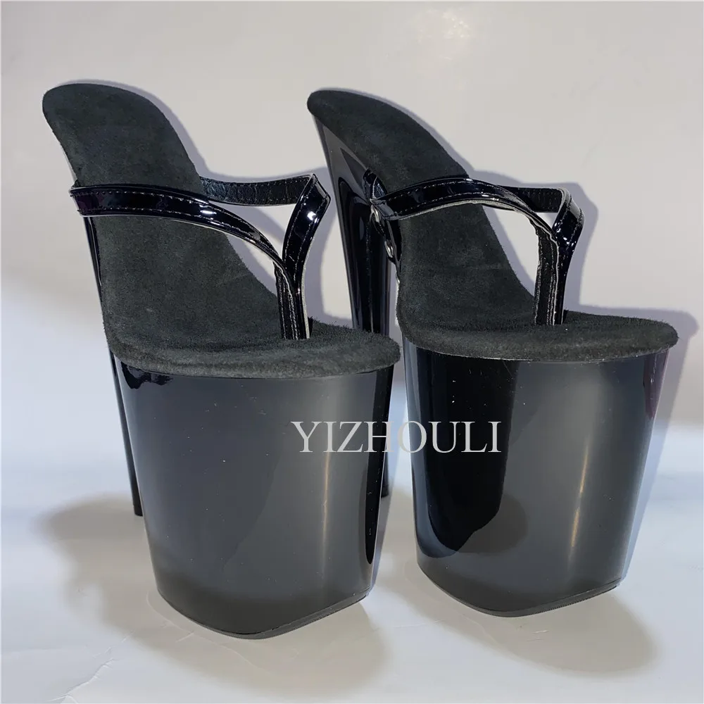 Color can be customized, stylish 15-17-20cm princess slippers, cross strap soles, sexy nightclub heels, model stage show sandals