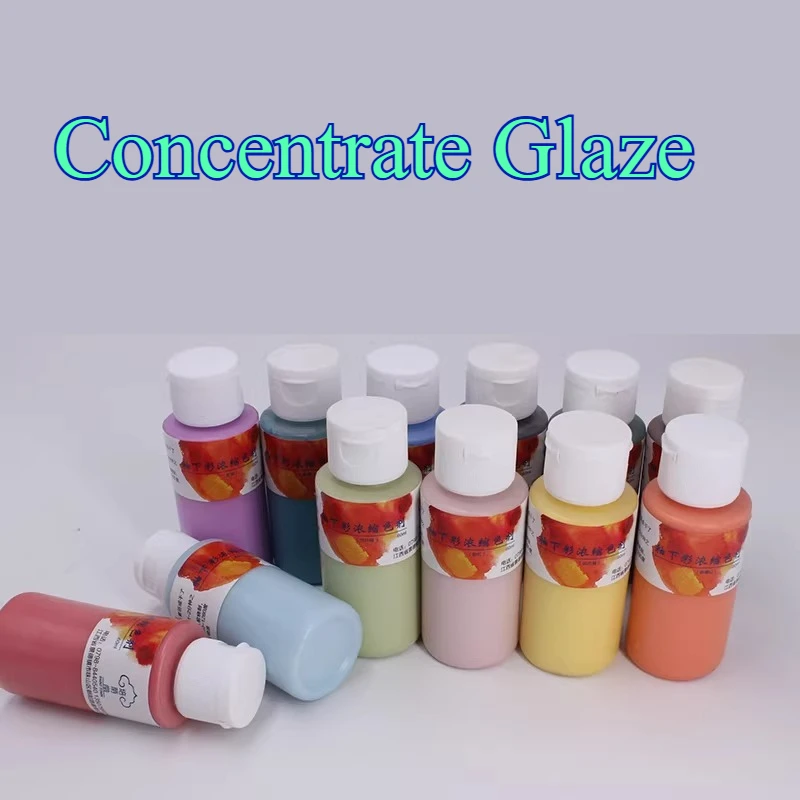 60ml 12-color Ceramic Underglaze Colored Pigment Set DIY Clay Making Vase Handicrafts Painting Coloring Concentrated Pigment view 2