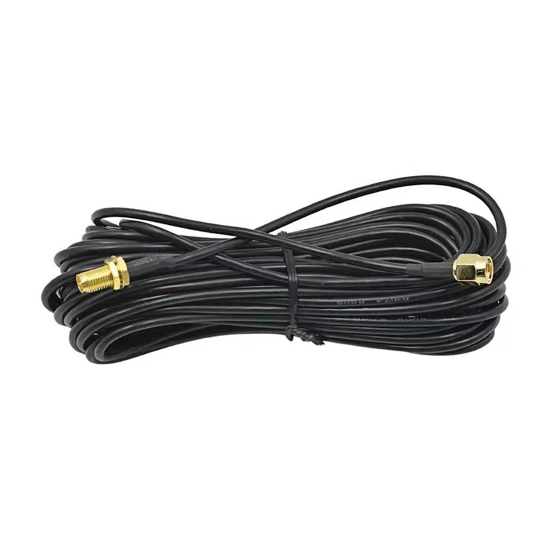 RG174 SMA Male  SMA Female Connector SMA Male Right Angle Extension Cable Copper Feeder Wire for Coax Network Card RG174 Antenna