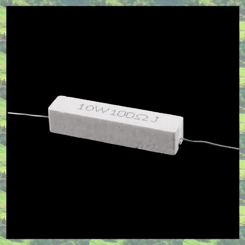 

A59Z-30 Pcs 10W Watt 100 Ohm 5% Axial Wirewound Cement Resistors