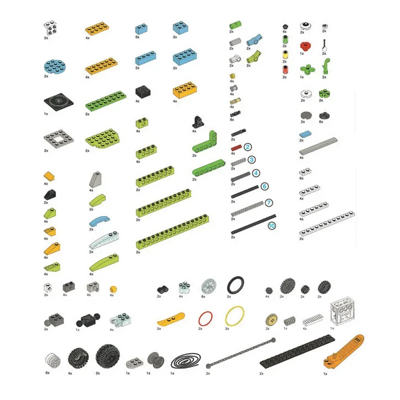 WeDo 2.0 Educatieve Functies Onderdelen Compatibel 45300 Core Set Bouwstenen DIY Speelgoed Kerstcadeaus Laadversie