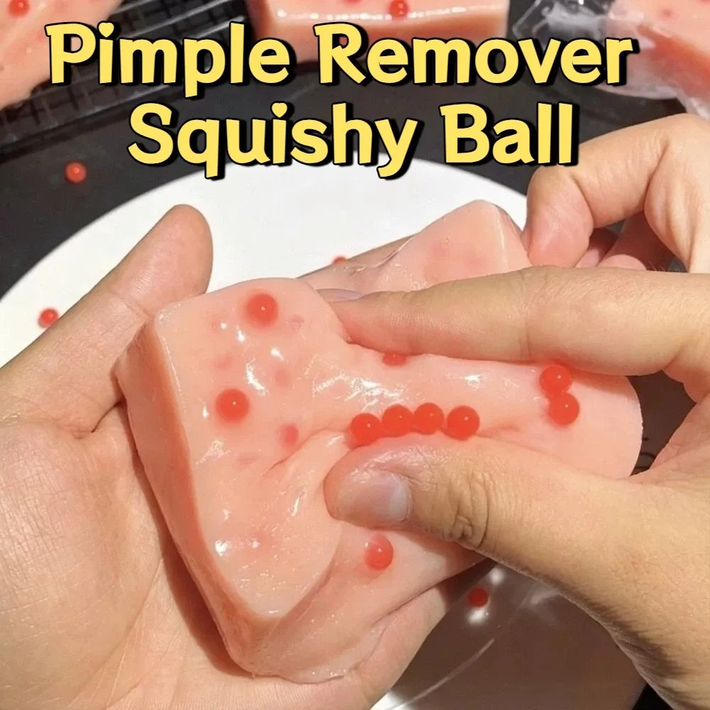 Novelty Blackhead Remover Squeeze Creative Anxiety Relief Pimple Remover Squishy Ball Comfortable Realistic Sensory Stress