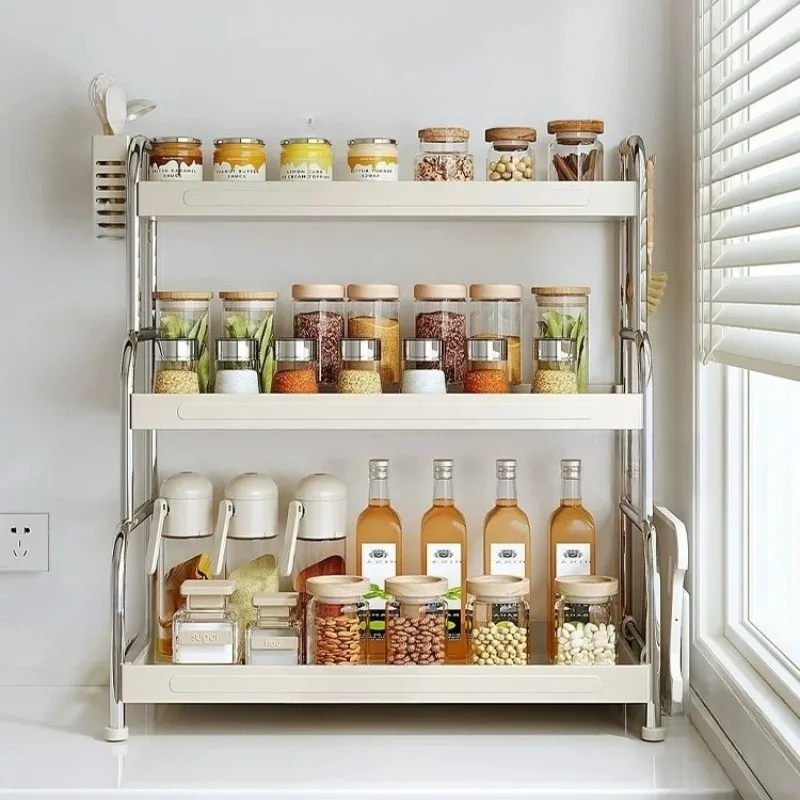 Desert Bathroom Rack Cool Countertop Plate Bakery Soda Can Holder Ice Cream Fridge Prateleira De Parede Kitchens Accessories