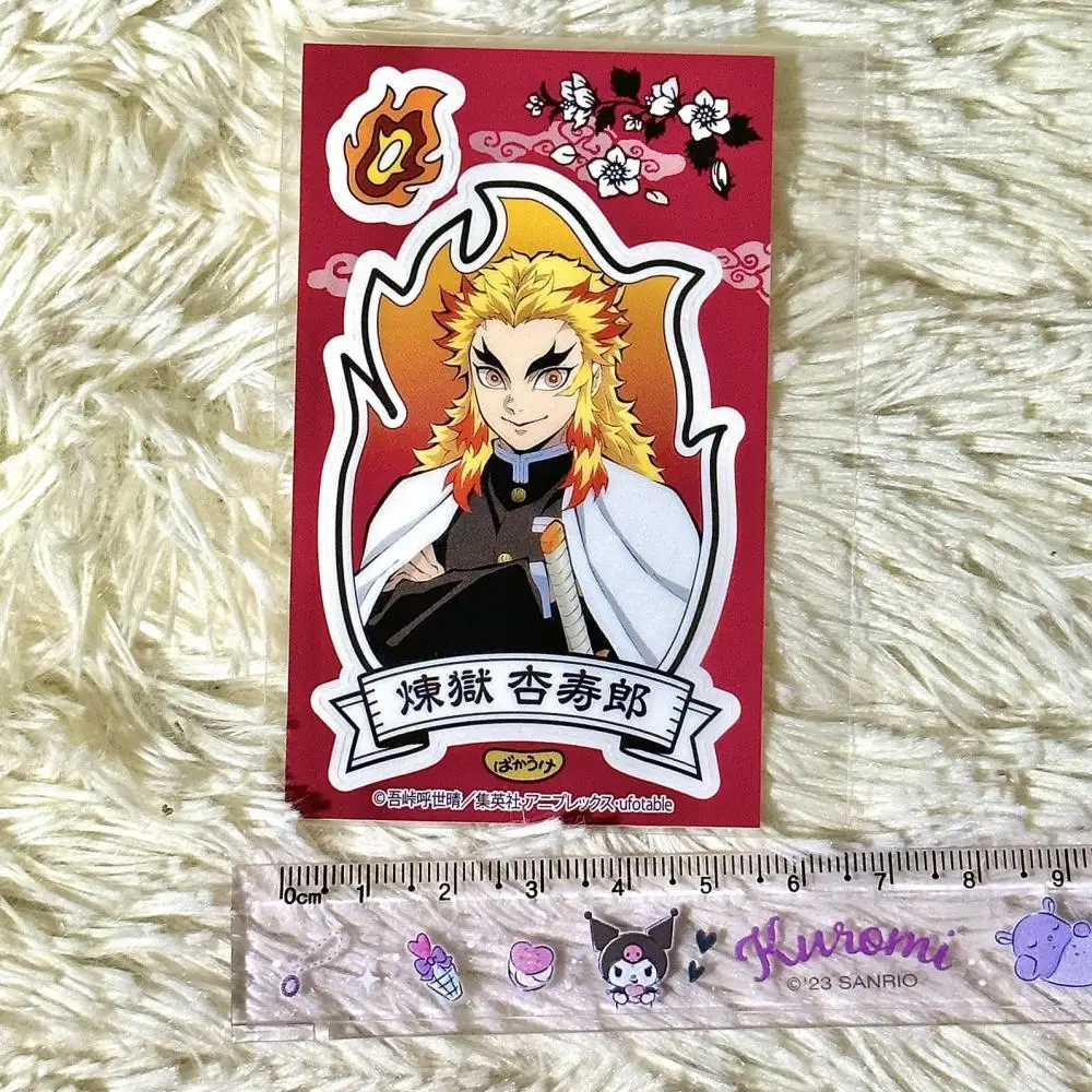 Anime Demon Slayer Rengoku Kyoujurou Akaza Rengoku Senjuro collection card Christmas birthday gift Two-dimensional peripheral