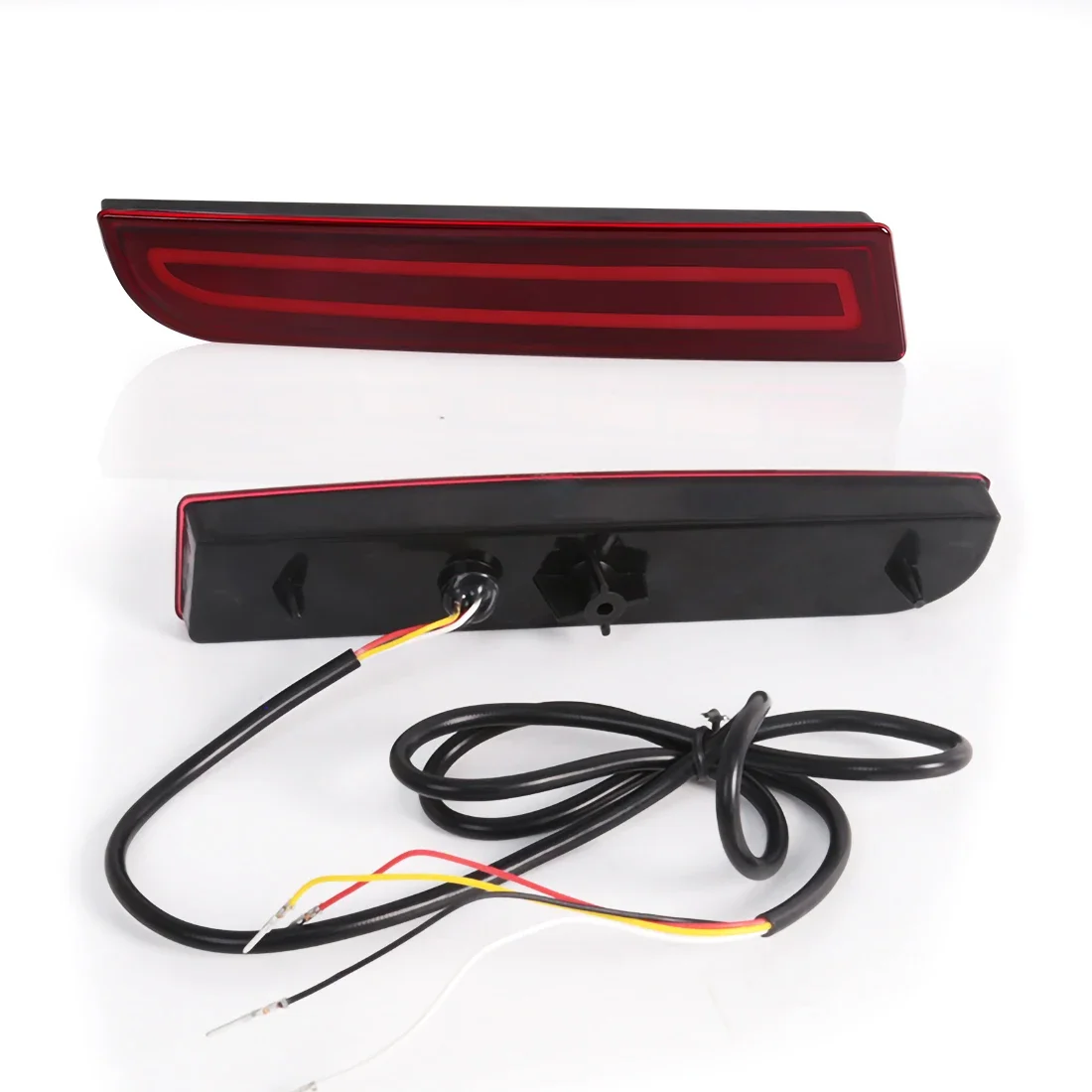 For Mitsubishi Lancer Evolution X Outlander Car LED Rear Bumper Lights Tail Reflector Sequential Turn Signal Light Brake Lamp