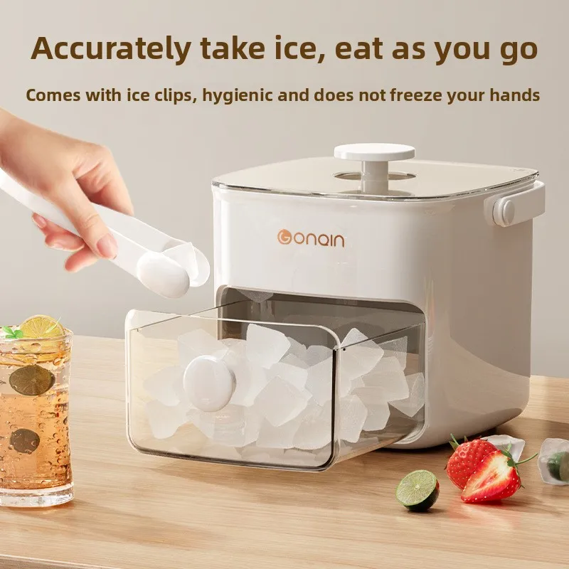 

HYS Portable Ice Box Mold Silicone Press Ice Grid Ice Cube Film Easy to Remove