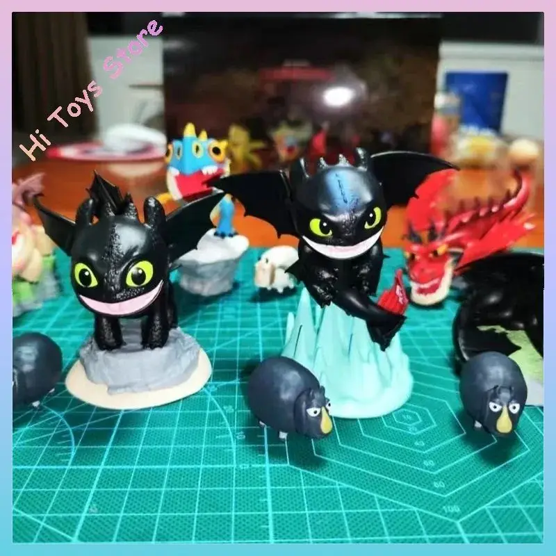 Figurki Akcji \"Gdzie Są Dzikie Rzeczy\" i \"Jak Zapłacić Smoka\" - Toothless, Figurki Anime, Night Fury, Zestaw Garage Kit, Zabawki dla Dzieci