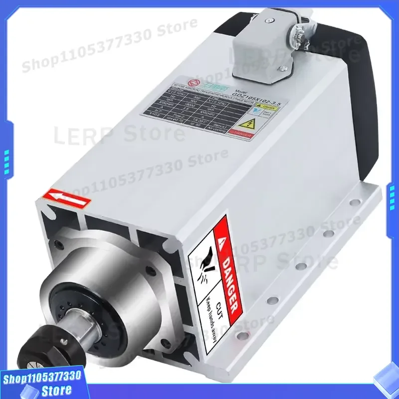 Air Cooled CNC Spindle Motor 1.5KW 2.2KW 3.5KW 4.5KW 6KW 7.5KW for Woodworking Engraving Machine Milling Cutter High