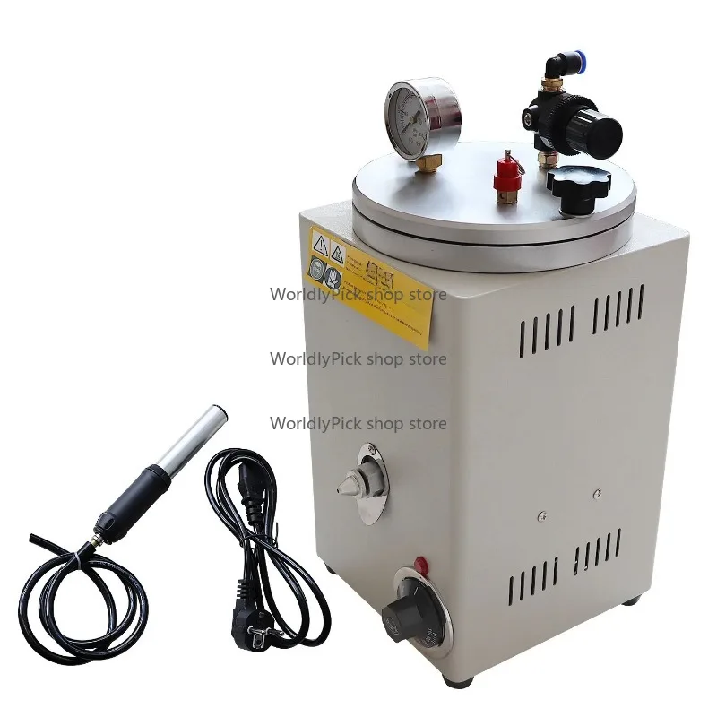 آلة صب المجوهرات شمع الاستثمار الفراغي لصنع حلقة الذهب والفضة والأسنان والحرف اليدوية ذوبان دقيق السبائك المعدنية