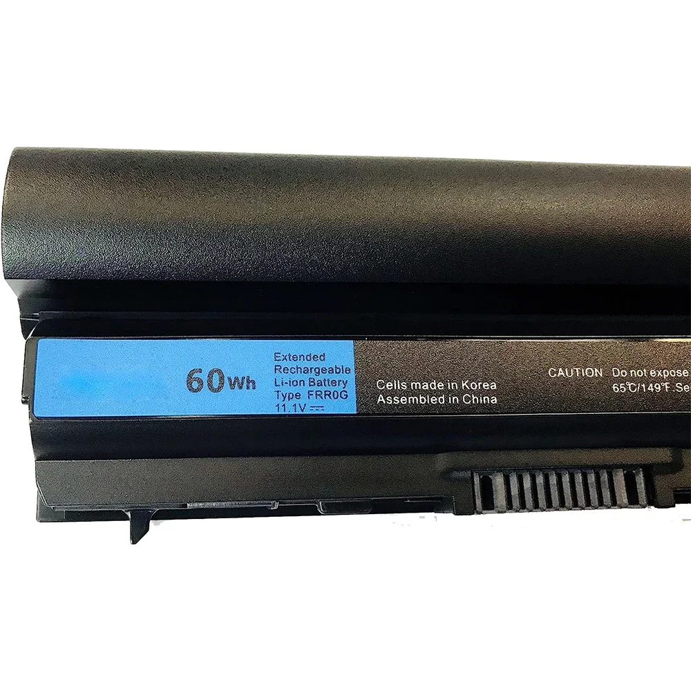 New Battery RFJMW F7W7V Y61CV 60Wh Compatible with Dell Latitude Laptop E6220 6230 E6320 6320 E6230 E6330 6330 E6430s PN FRR0G