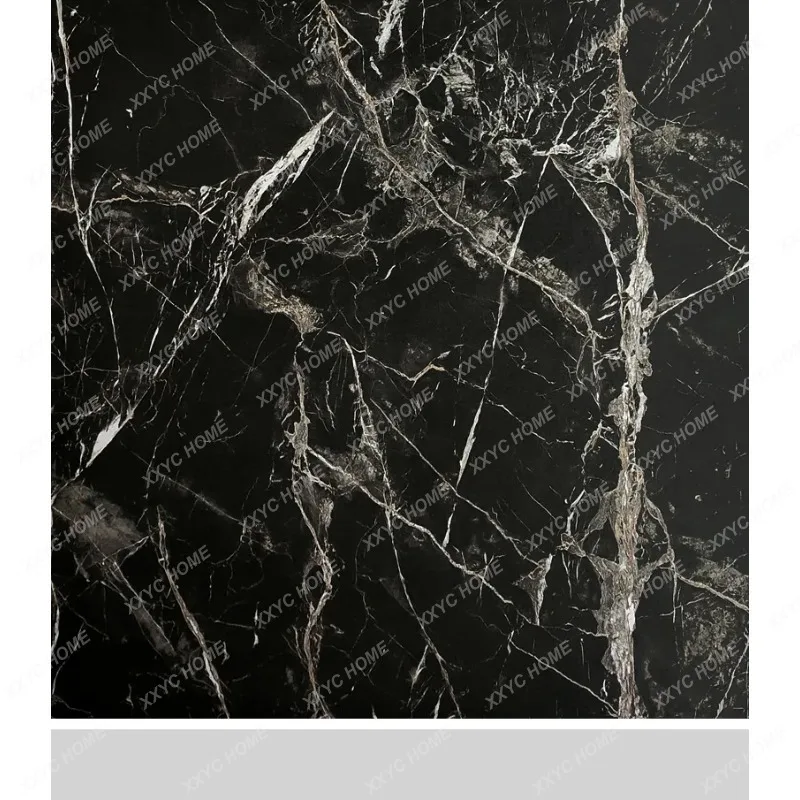 XX light luxury marble dining table simple rectangular household stainless steel small apartment dining table